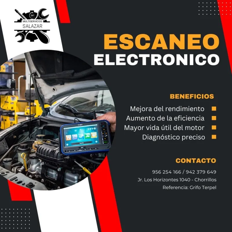 Promoción de escaneo electrónico de vehículos